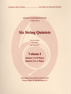 Six String Quintets: Volume 1 for two Violins, two Violas, and Cello