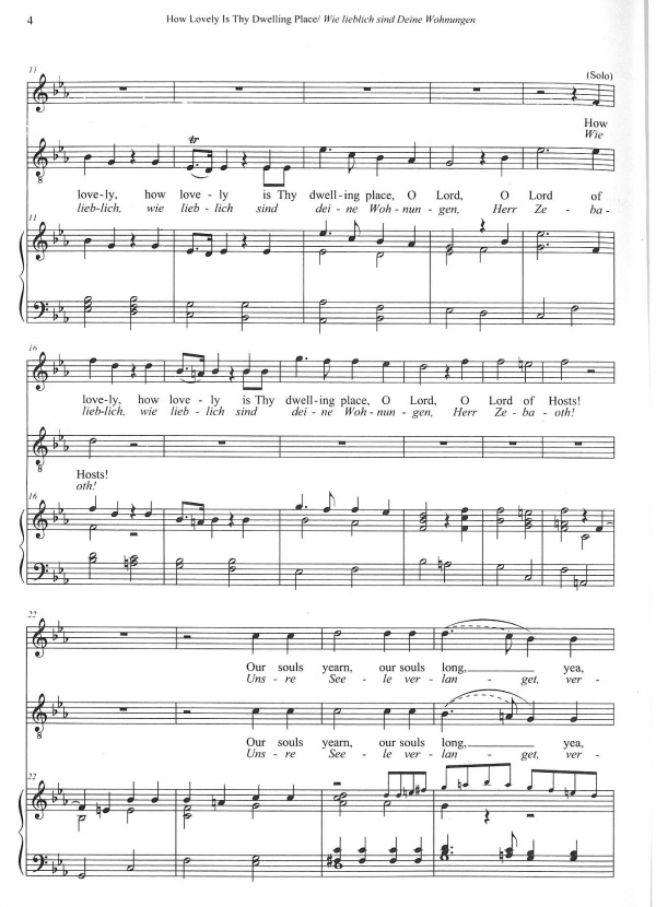 Adventist Hymn: How Lovely Is Thy Dwelling Place - Christian Song lyrics,  with PDF