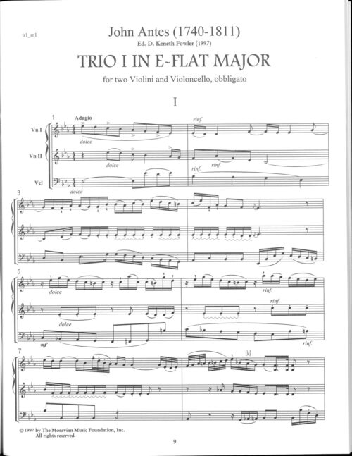 Three String Trios by John Antes - Image 2