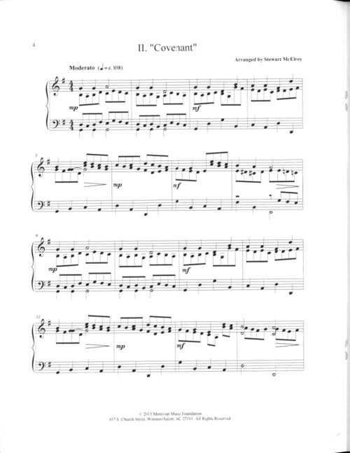 Three Moravian Hymns for Piano - Image 3