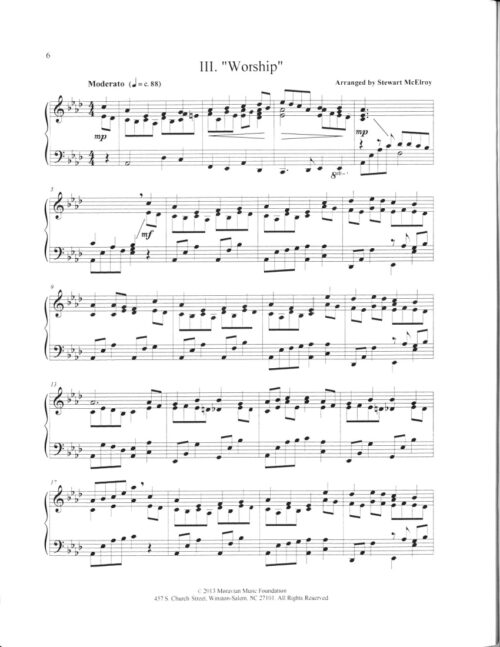 Three Moravian Hymns for Piano - Image 2