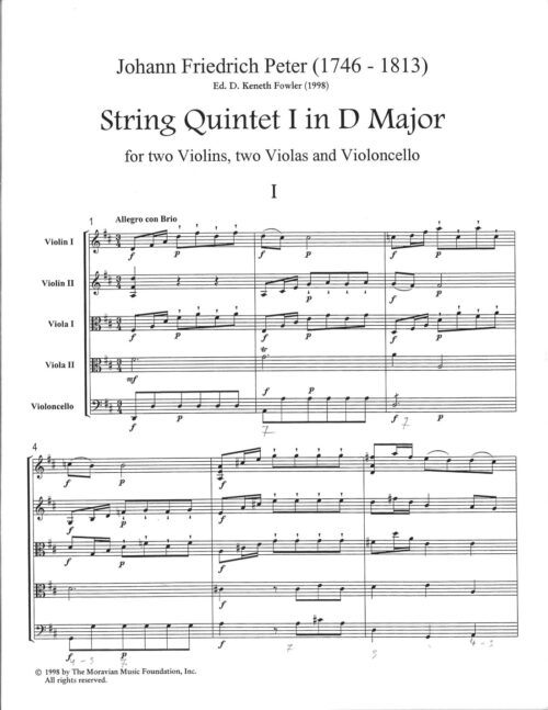 Six String Quintets: J F Peter Vol 1 - Image 2