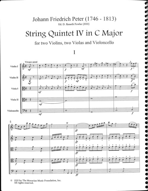 Six String Quintets: J F Peter Vol  2 - Image 5