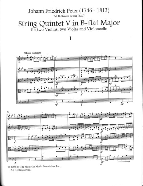 Six String Quintets: J F Peter Vol 3 - Image 2